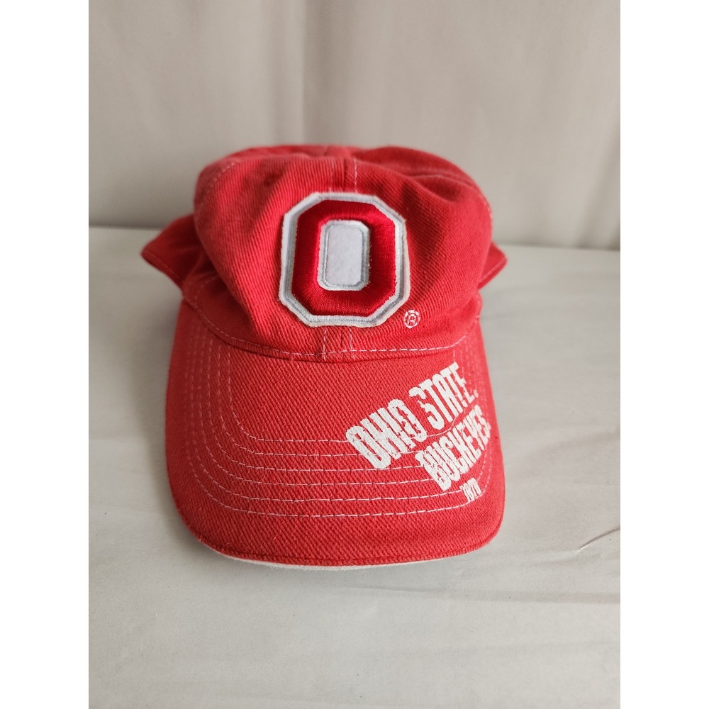 Donegal Bay Ohio State Buckeyes Hat Red Adjustable Block O NCAA Baseball Cap